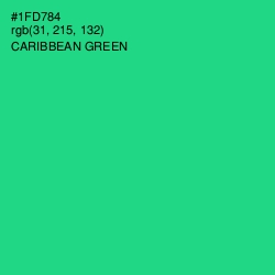 #1FD784 - Caribbean Green Color Image